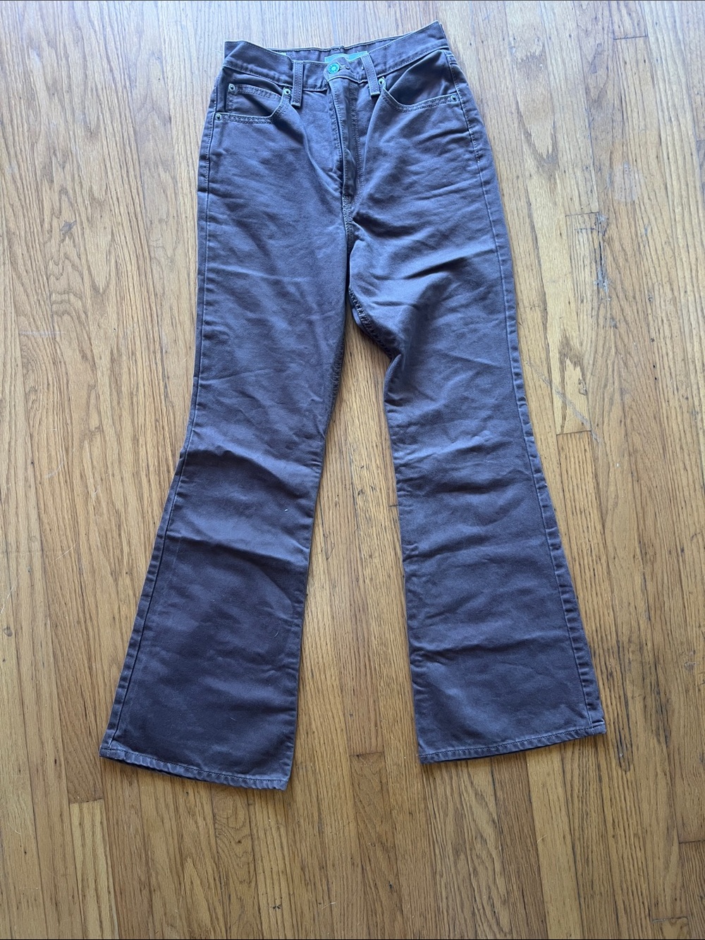 Levi's Women's Flared Jeans in Chocolate Brown